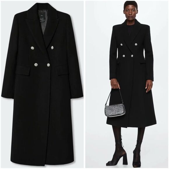 Mango Jackets & Blazers - Mango Wool Coat